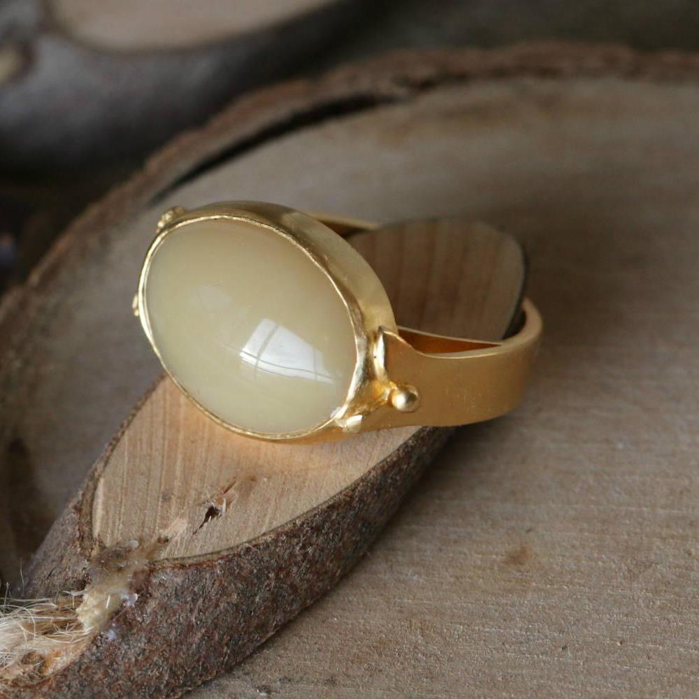 Oval ring/ Natural Citrine Ring / Citrine Ring / Boho Ring / / Ring For Woman / Solitaire Ring / Citrine Rings / Statement Ring /