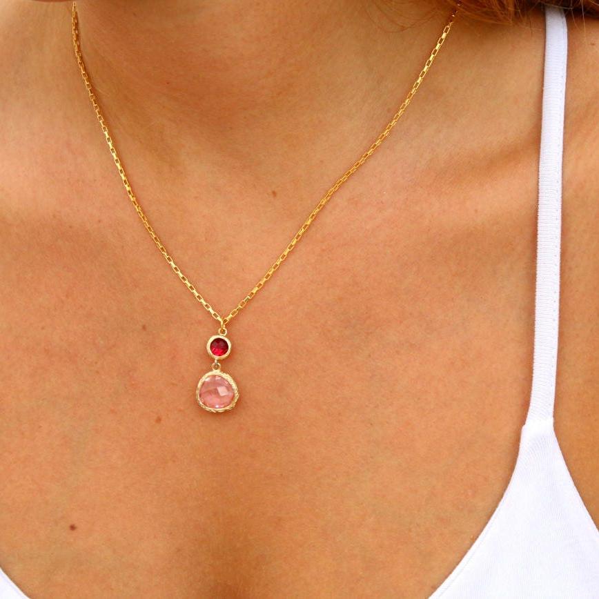 Handmade Jewelry for Women,Dainty Jewelry,Jewelry Necklace,Dainty Gold Necklace,Gemstone Necklaces for Women,Gemstone Pendant Necklace