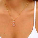 Handmade Jewelry for Women,Dainty Jewelry,Jewelry Necklace,Dainty Gold Necklace,Gemstone Necklaces for Women,Gemstone Pendant Necklace