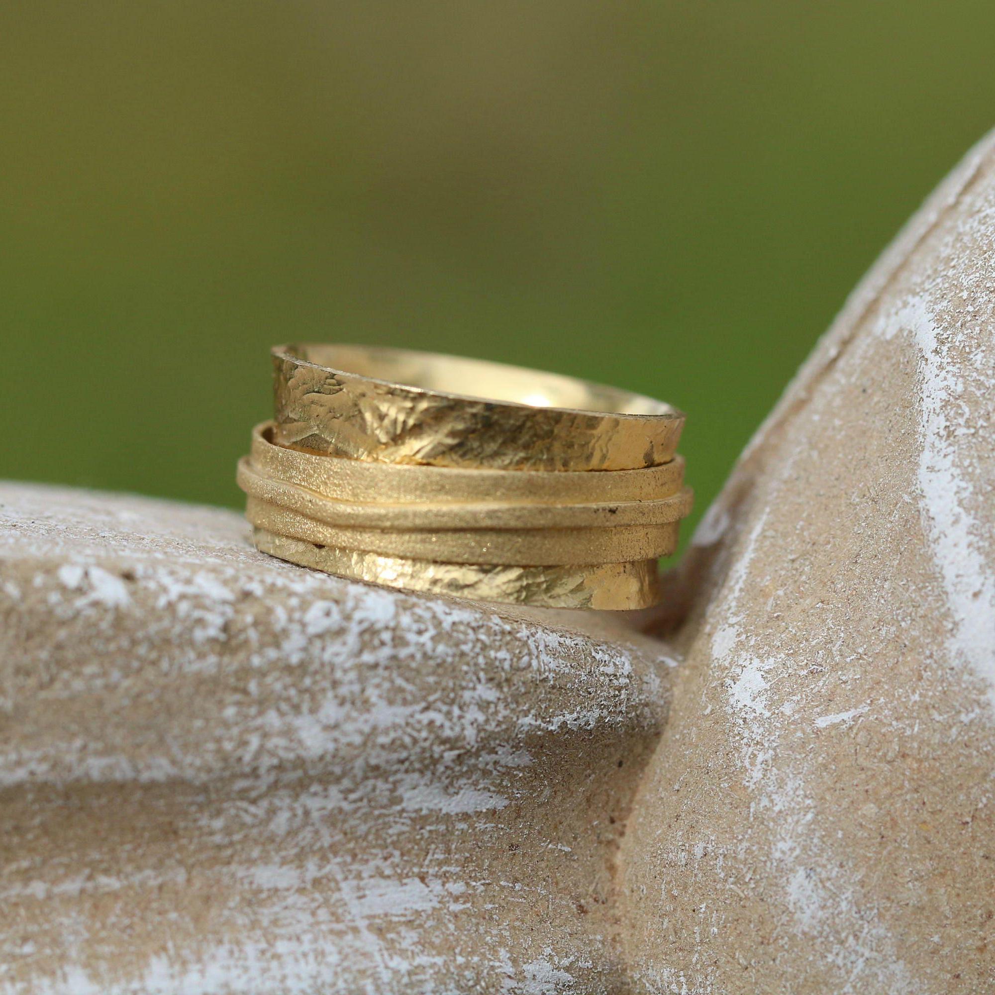 Spinner Ring,14k Gold Rings for Women,Wedding Rings for Women,Casual Rings,Promise Ring,Gold Ring,Bday Gifts for Women,Gifts for Her