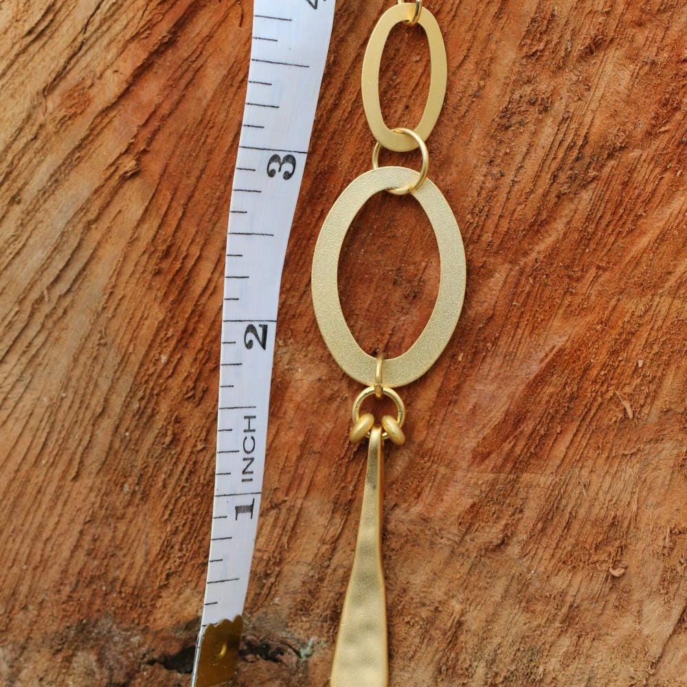 Extra Long Necklace, Long Gold Necklace, Customized Necklace, Pendant Necklace for Women, Trendy Necklaces, Handmade Jewelry, Gold Necklace