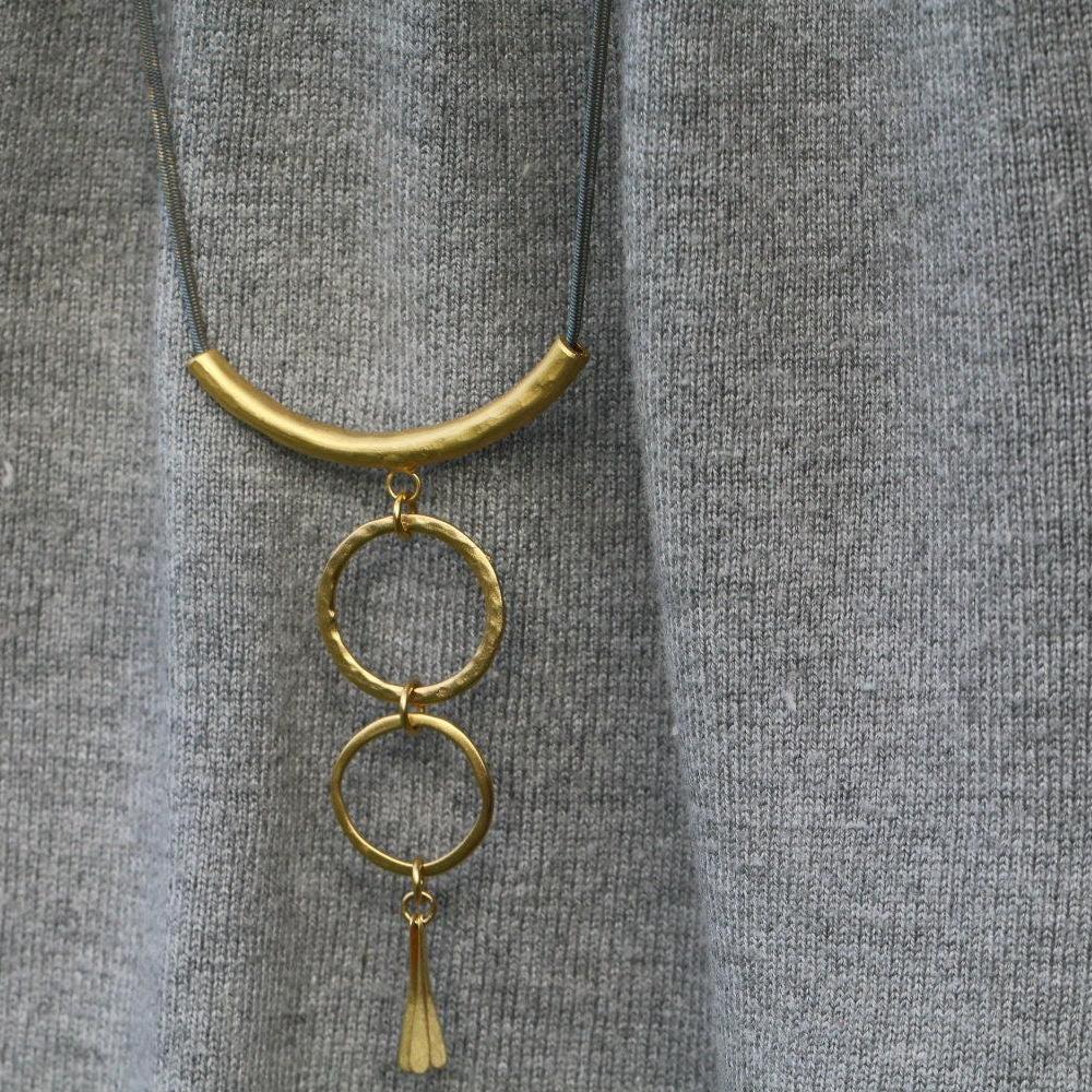 Long Necklace • Pendant Necklace for Women • Gold Pendant Necklace • Boho Necklace • Bohemian Jewelry for Women • Fine Necklace Gift For Her