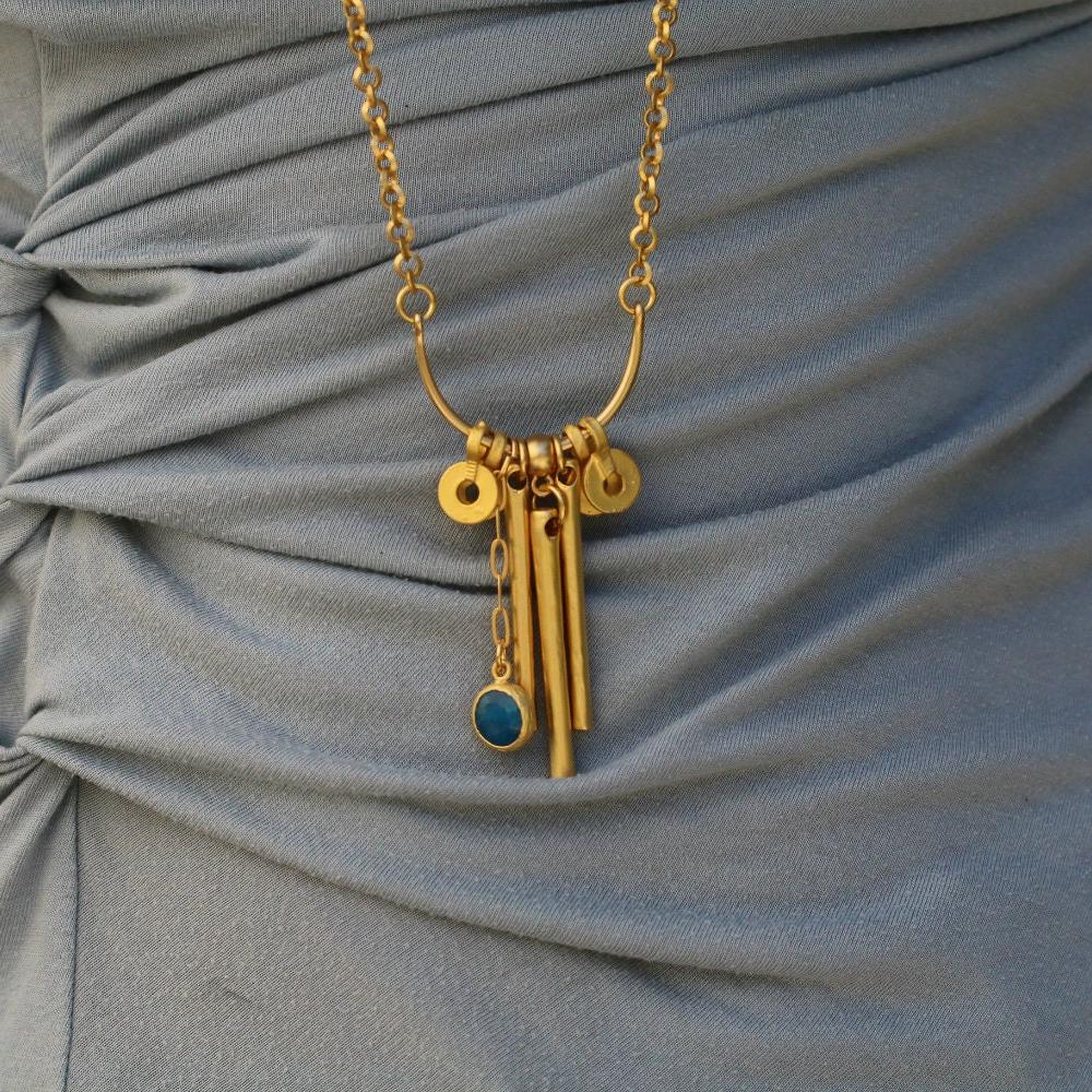 Gold Pendant Necklace,Gold Necklace for Women,Gifts for Her,Long Gold Necklaces for Women,Boho Statement Necklace,Jewelry Necklace