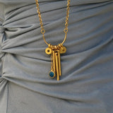 Gold Pendant Necklace,Gold Necklace for Women,Gifts for Her,Long Gold Necklaces for Women,Boho Statement Necklace,Jewelry Necklace