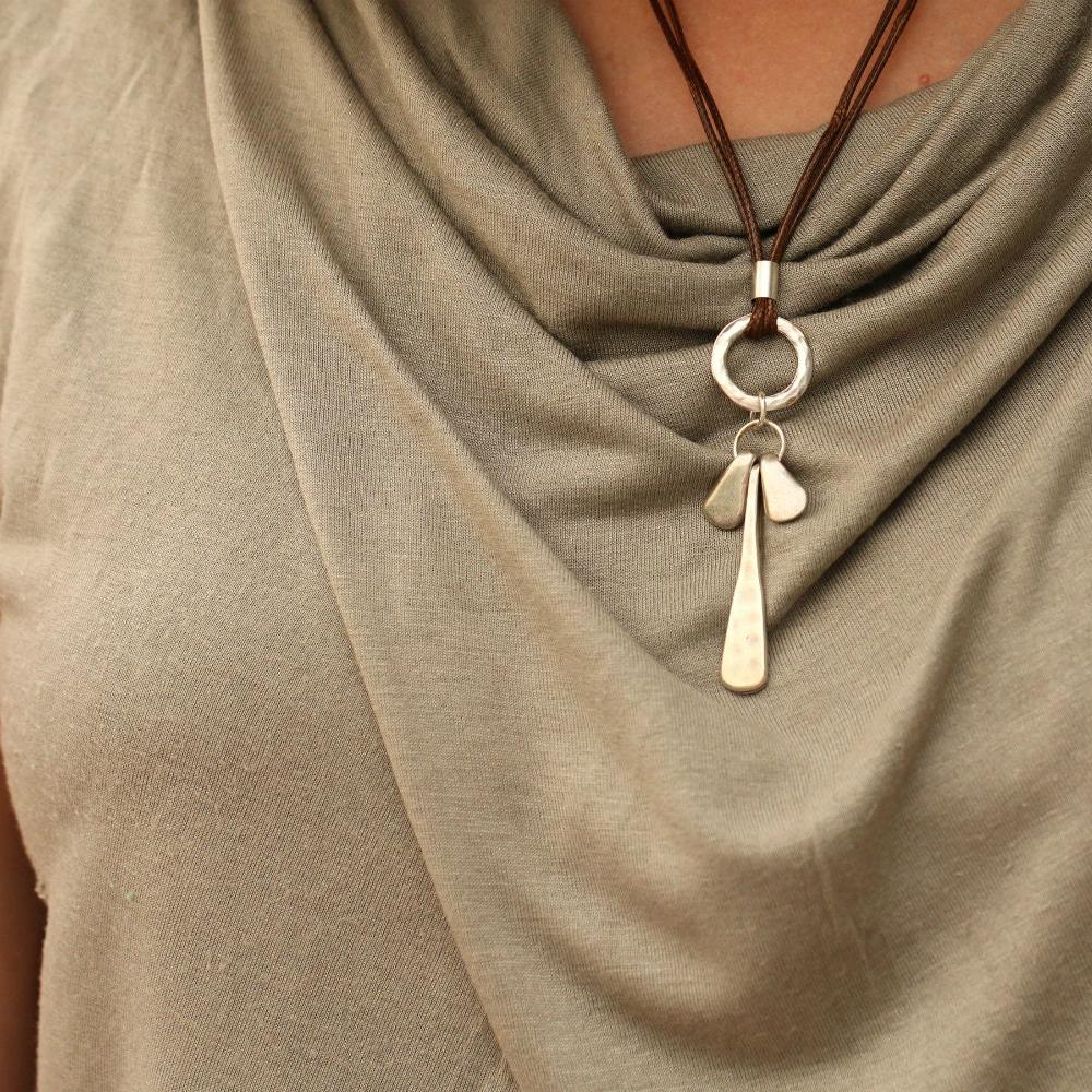 Silver Pendant Necklace,Simple Necklace,Pendant Necklaces for Women,Handmade Jewelry for Women,Dainty Necklace,Silver Necklace
