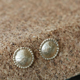 Gold Earrings / Bridal Earrings / Delicate Earrings / Dainty Stud Earrings /wedding Earrings / Bridesmaid Earrings / Hand Made