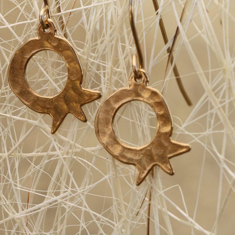 Gold-filled Earrings,Bridesmaid Earrings,Women Earrings,Handmade Jewelry for Women,Gold Jewelry,Fruit Earrings,Dangle Earrings
