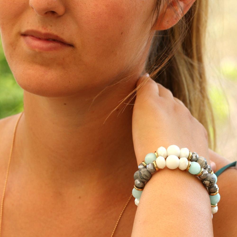 Bracelet Set,Jewelry Sets for Women,Bead Bracelets,Jasper Bracelet,Gemstone Bracelets for Women,Bead Bracelet Set,Womens Jewelry
