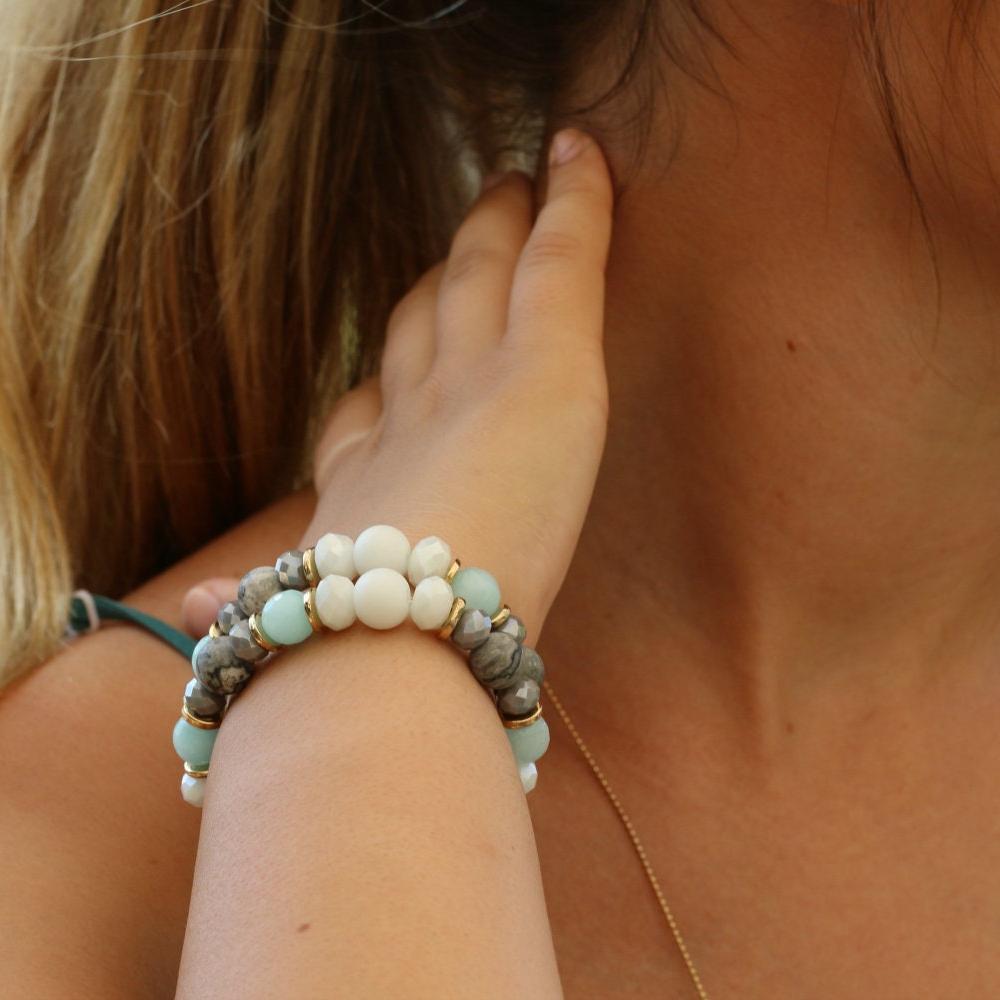 Bracelet Set,Jewelry Sets for Women,Bead Bracelets,Jasper Bracelet,Gemstone Bracelets for Women,Bead Bracelet Set,Womens Jewelry
