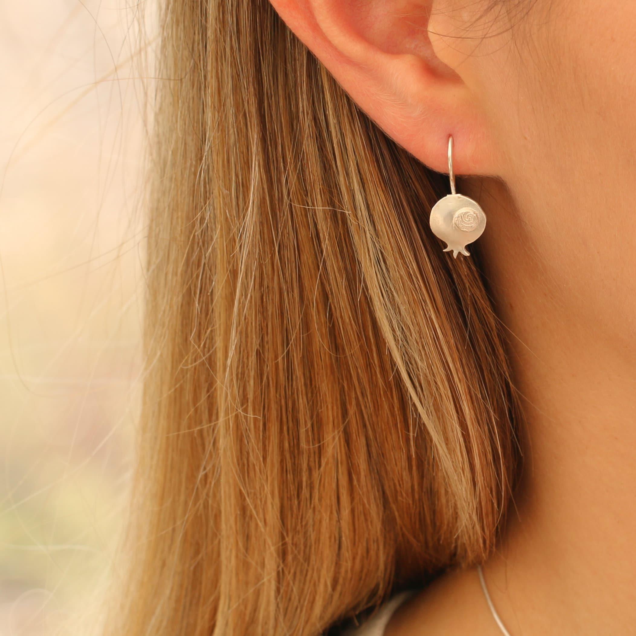 Gold Earrings for Girls,Dangle Earrings for Women,Dainty Earrings,Hook Earrings,Fruit Earrings,Handmade Jewelry,Trendy Earrings