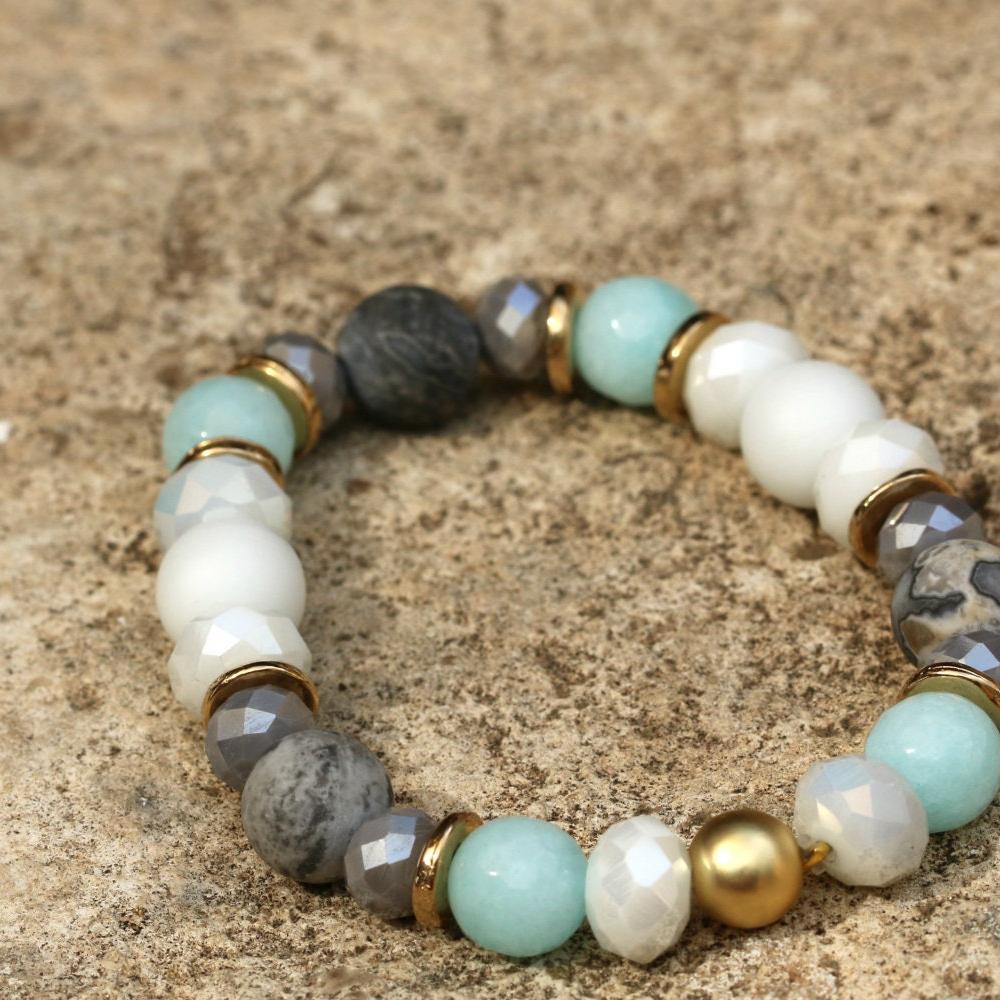 Bracelet Set,Jewelry Sets for Women,Bead Bracelets,Jasper Bracelet,Gemstone Bracelets for Women,Bead Bracelet Set,Womens Jewelry
