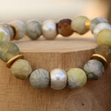 Agate Beaded Bracelet