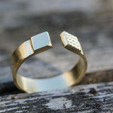 Open Ring Gold,Gold Rings For Women,Minimalist Jewelry,Boho Rings,Ring Accessories,Statement Ring,Handmade Band Rings,Unisex Ring