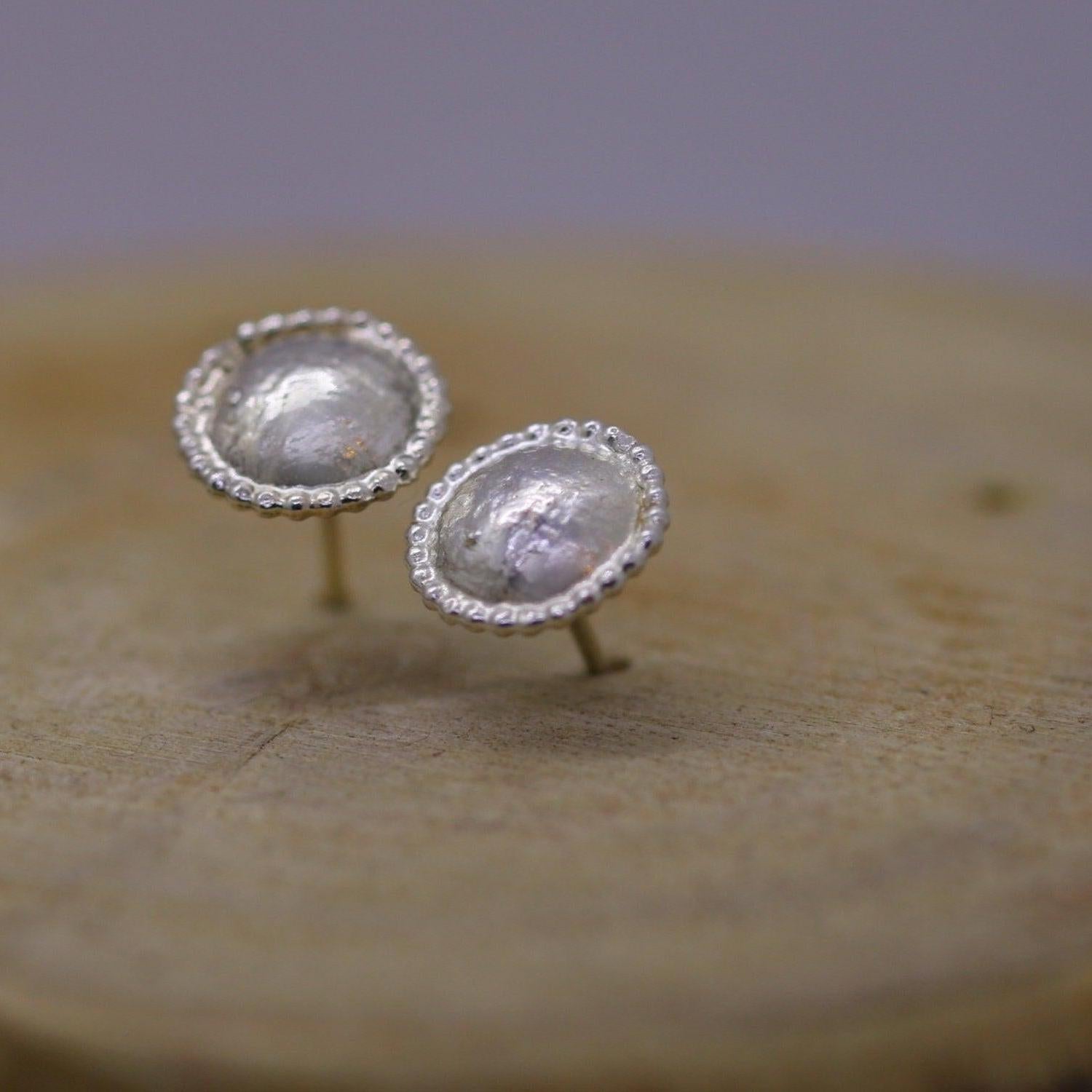 Sterling Silver Stud Earrings,Lotus Earrings,Fine Jewelry for Women,Ear Jackets for Women,Geometric Earrings,Cute Earrings,Mother's Day Gift