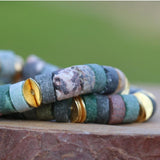 Jasper Bracelet,Stone Bracelets for Women,Gemstone Bracelets for Women,Blue Bracelet,Blue Jewelry,Stacking Bracelets,Boho Jewelry