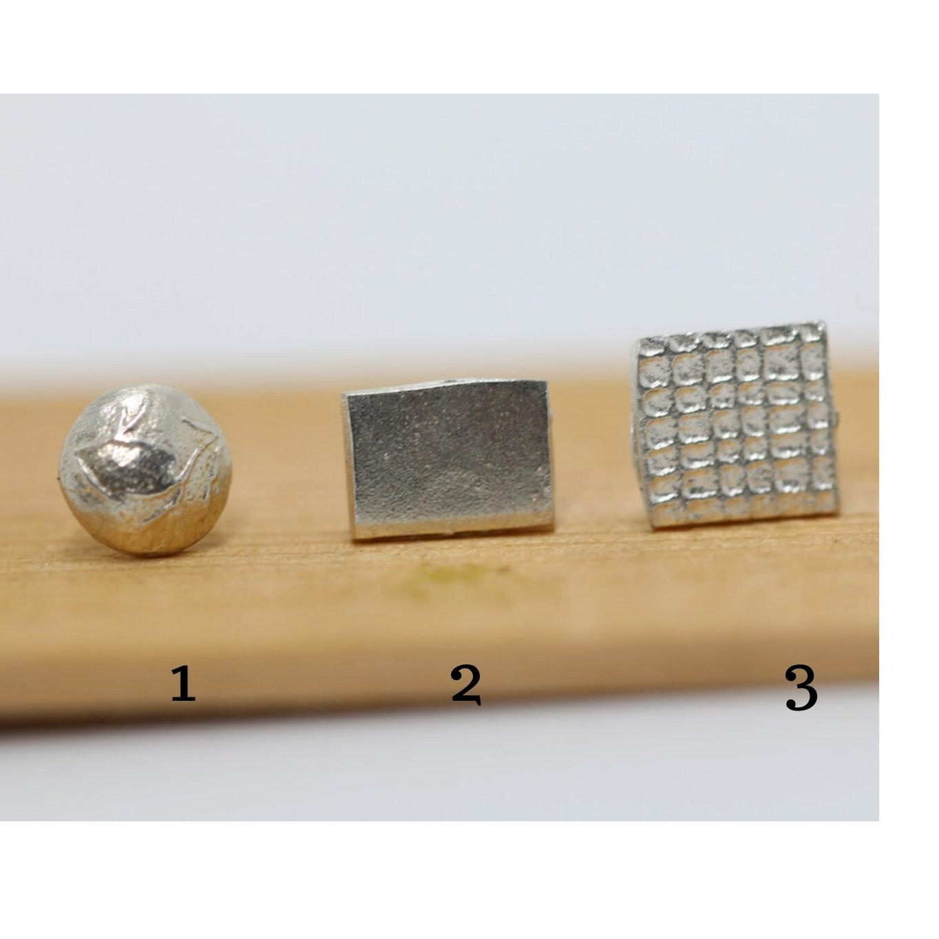 Ear Jacket / Silver Jacket Earrings / Geometric Earrings / Double Sided Earring / Front Back Earrings / Silver Ear Jacket / Geometric Studs