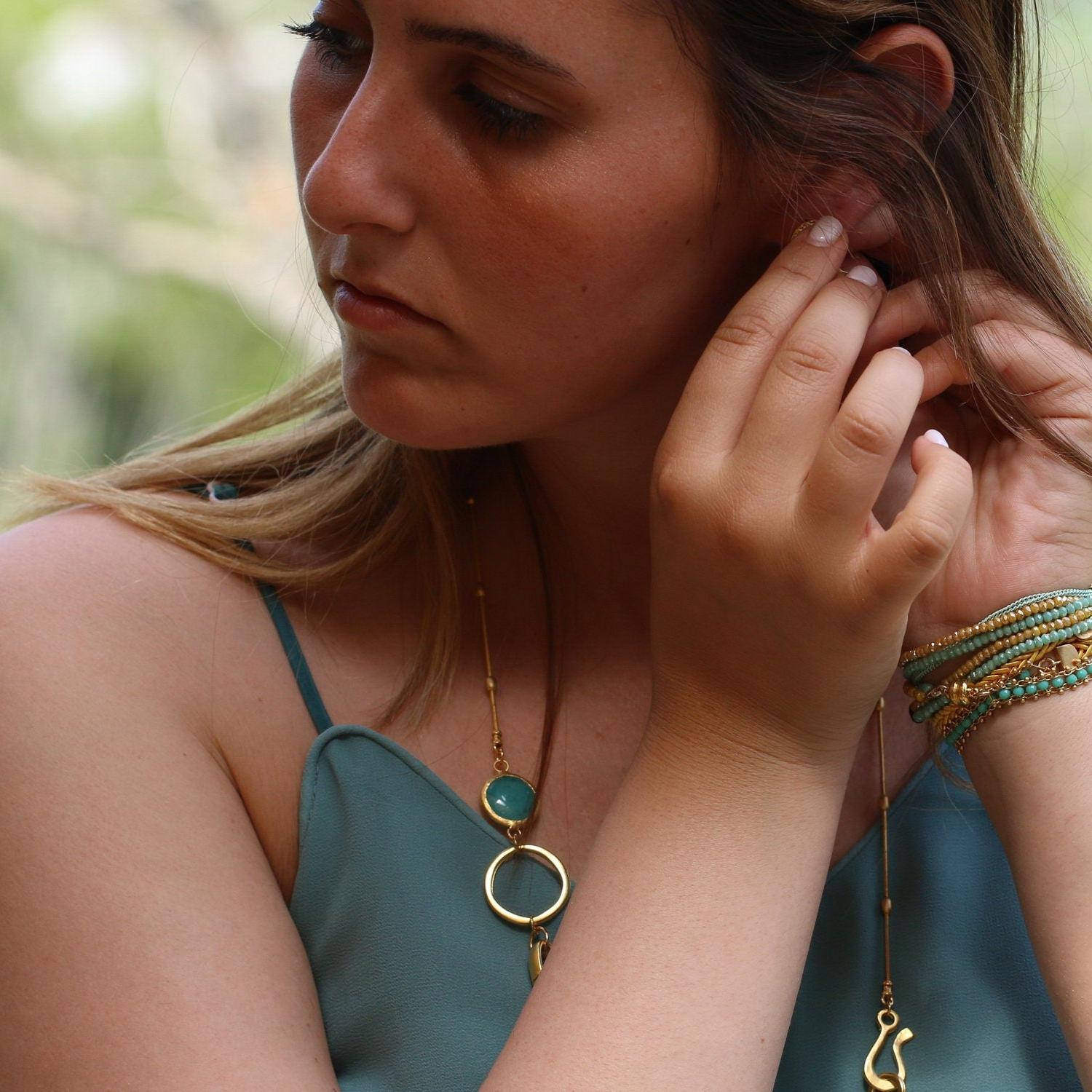 Bracelets for Women, Wrap Bracelet, Boho Bracelet, Beaded Bracelet, Turquoise Bracelet, Gold Bracelet, Bohemian Jewelry, Layered Bracelet