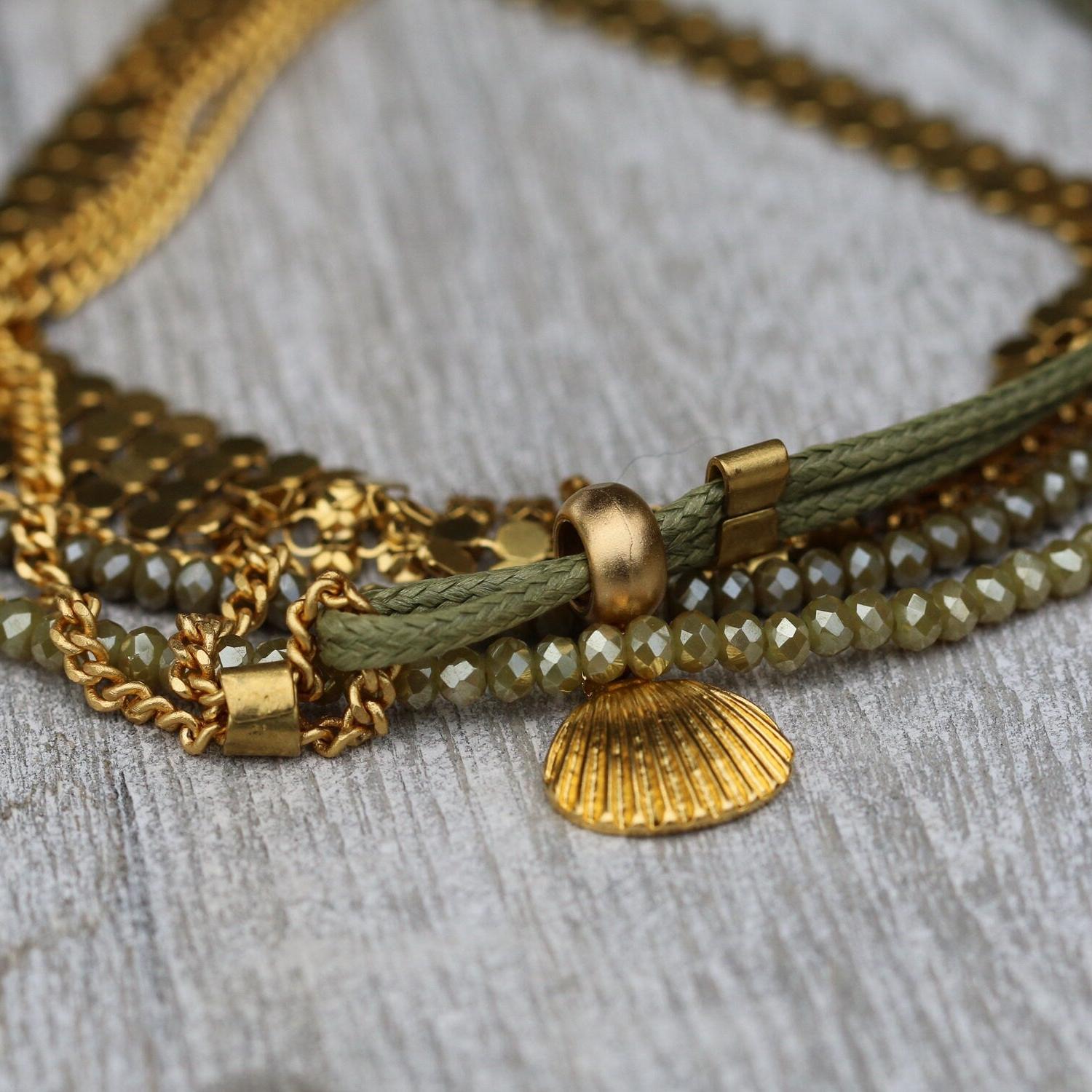 Wrap Bracelet for Women,Green Bracelet,Gold Bracelets for Women,Bohemian Jewelry,Boho Bracelets for Women,Handmade Jewelry,Gifts for Her