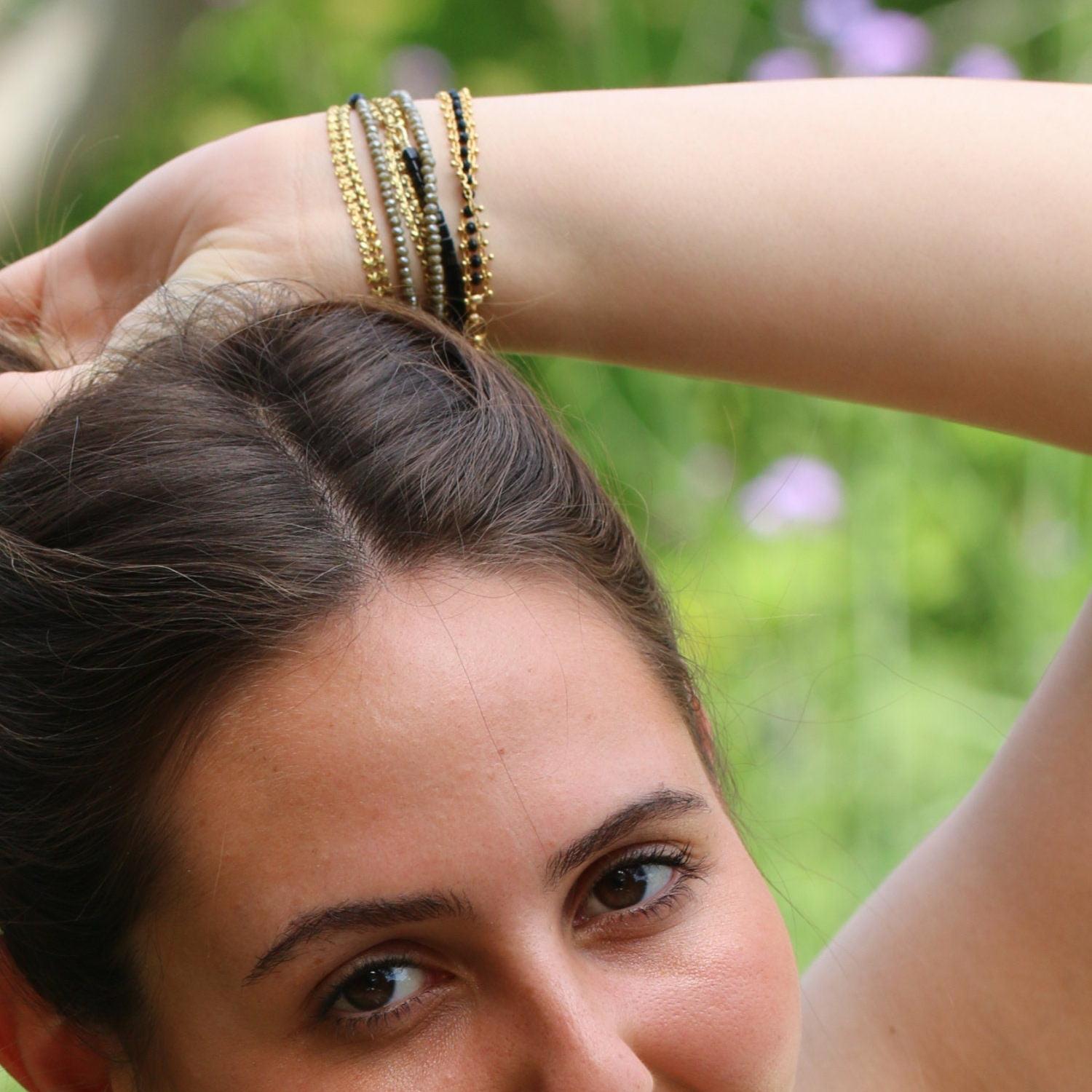 Cute Bracelets for Women,Wrap Bracelet,Bracelet Set,Gold Bracelets for Women,Beaded Bracelets for Women,Boho Bracelet,Chunky Bracelet
