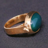 Green Onyx Ring,Gemstone Rings,Fashion Ring,Oval Ring,14k Jewelry for Women,Boho Ring,Gem Rings,Womens Jewelry,May Birthstone Ring