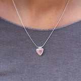 Rose Quartz Necklace in Silver or Gold