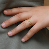 Ring Set,Gold Ring Set,Dainty Rings for Women,Stack Rings,Gold Stacking Rings,Cute Rings for Teen Girls,Dainty Jewelry Set,Stack Rings