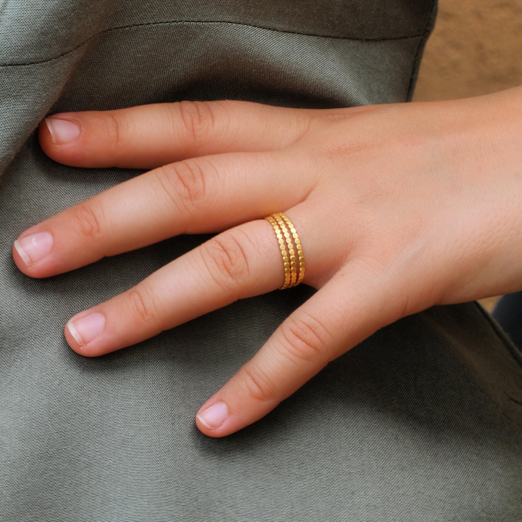 Ring Set,Gold Ring Set,Dainty Rings for Women,Stack Rings,Gold Stacking Rings,Cute Rings for Teen Girls,Dainty Jewelry Set,Stack Rings
