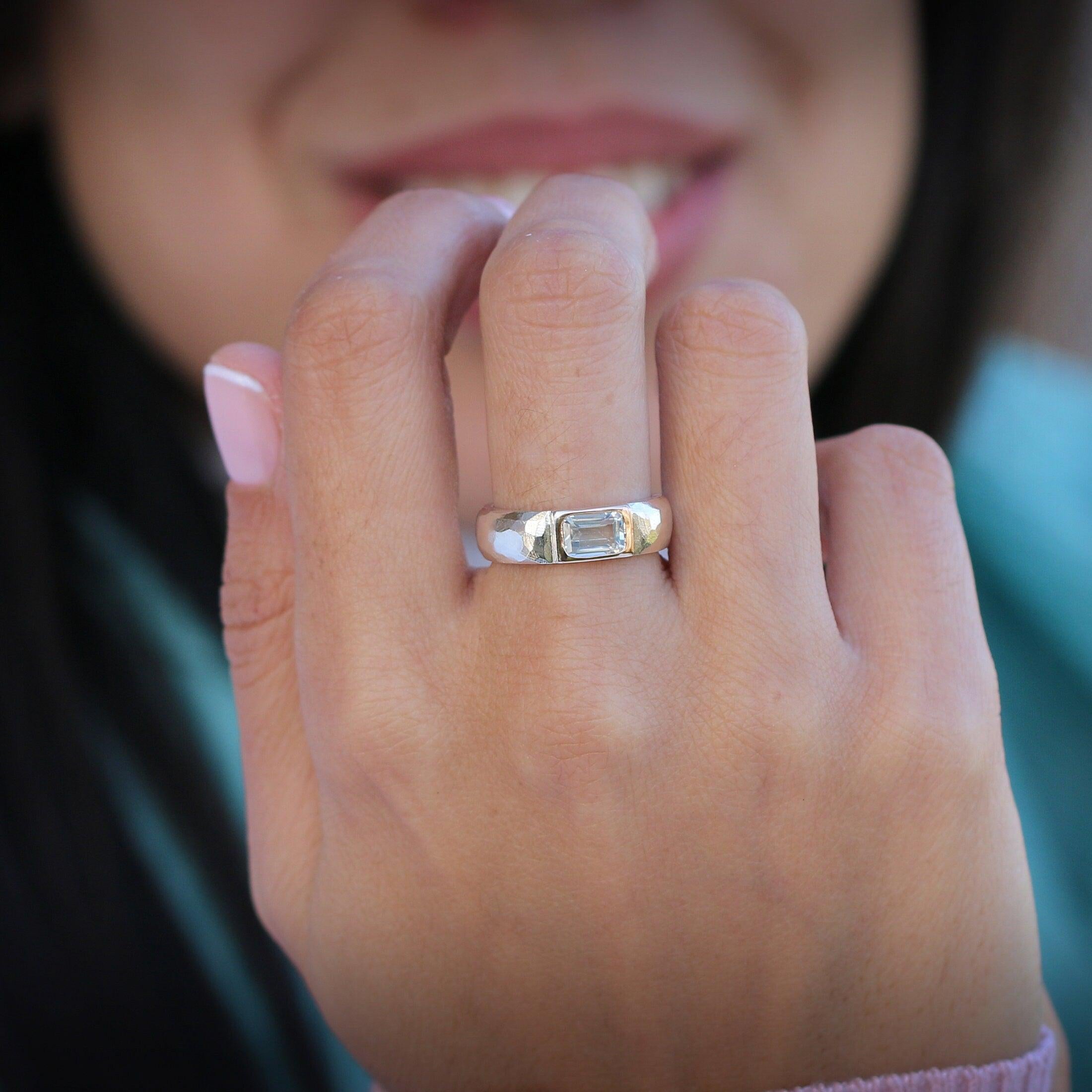 March Birthstone,Aquamarine Ring,Birthstone Rings for Women,Gifts for Women,Ladies Ring,Silver Band Ring,Fashion Ring,Fine Jewelry