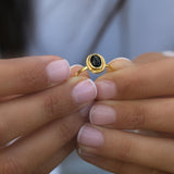 Cute Dainty Rings,Black Onyx Rings,Cute Jewelry for Women,Dainty Gold Rings,Womens Stackable Rings,Boho Jewelry Rings,Teen Jewelry