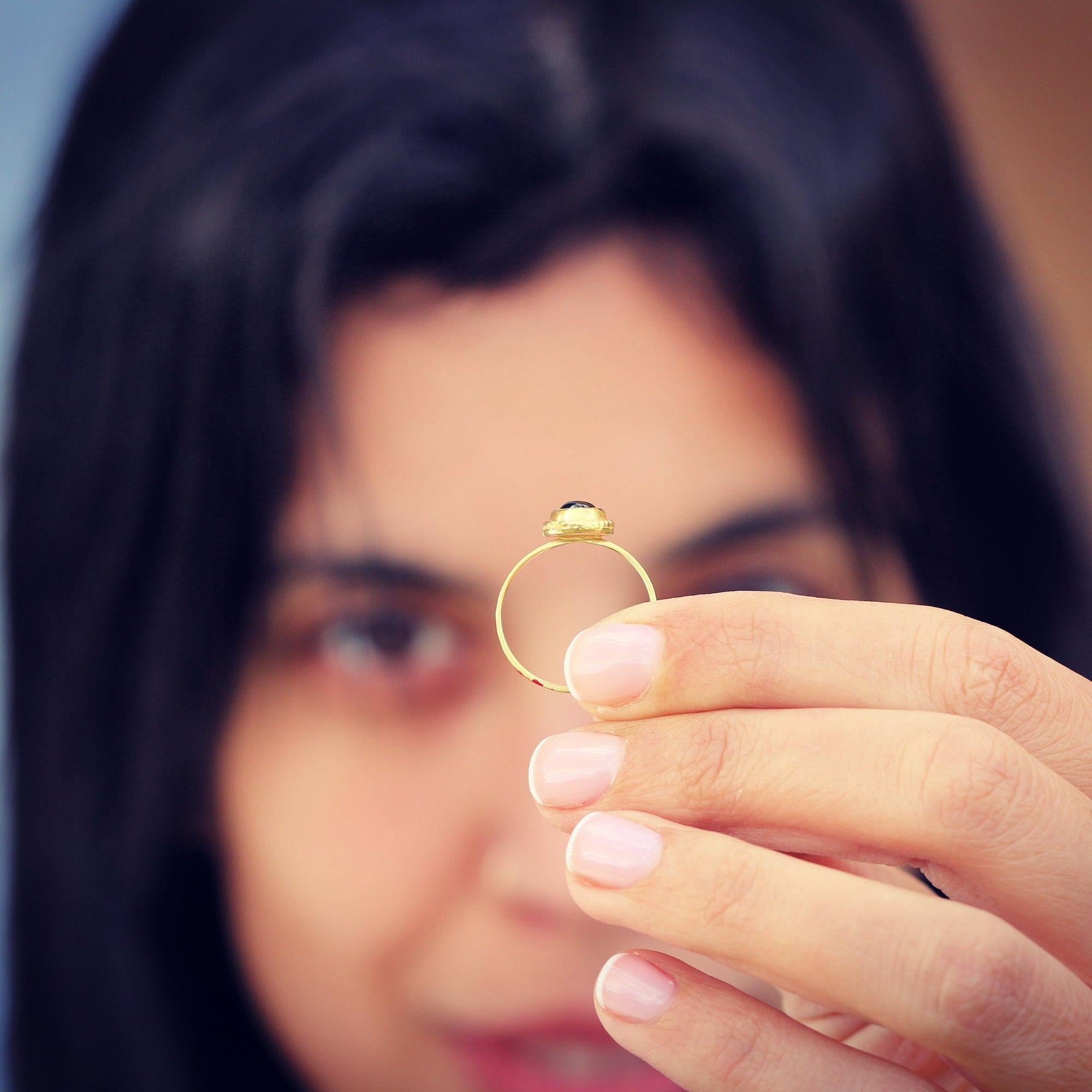 Cute Dainty Rings,Black Onyx Rings,Cute Jewelry for Women,Dainty Gold Rings,Womens Stackable Rings,Boho Jewelry Rings,Teen Jewelry