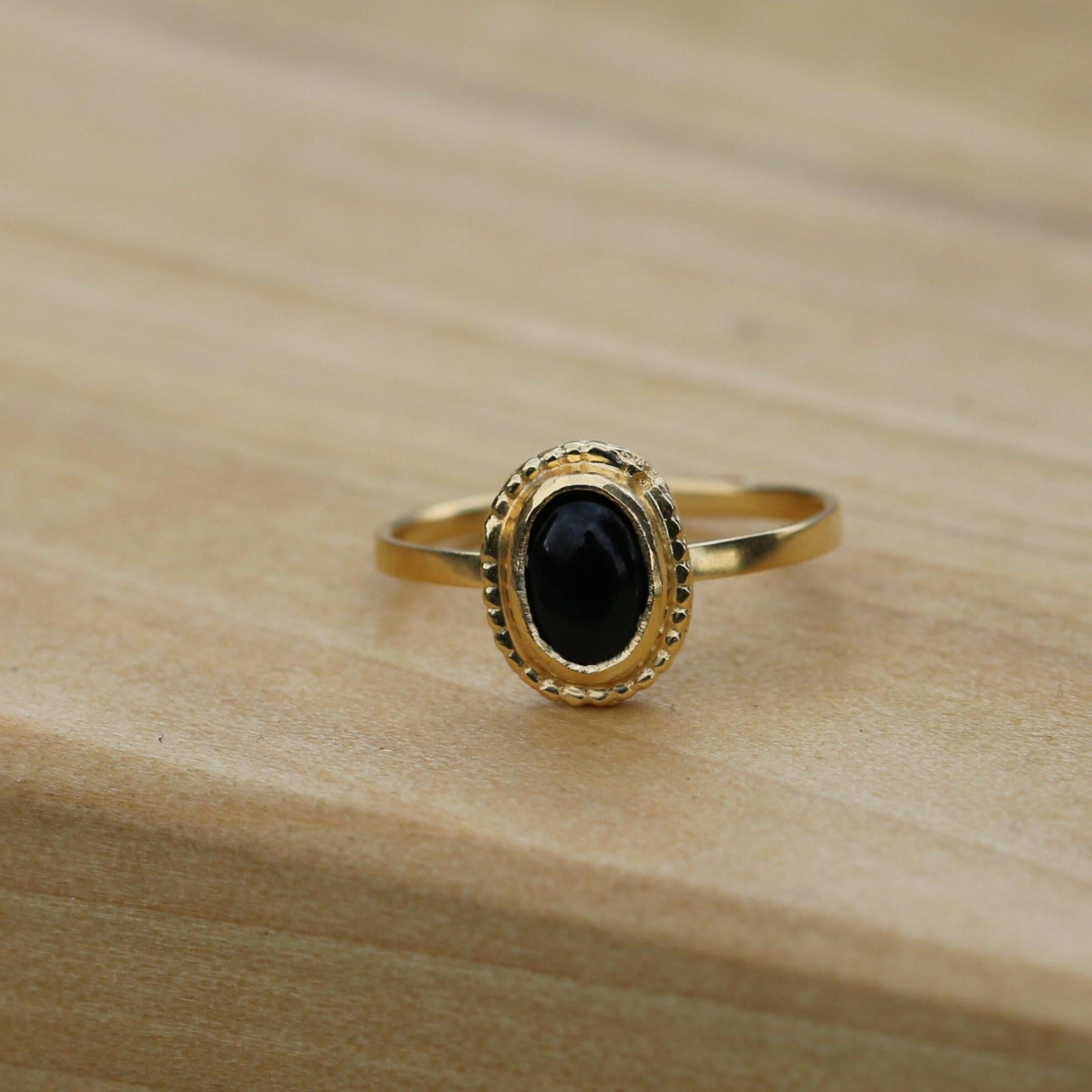 Cute Dainty Rings,Black Onyx Rings,Cute Jewelry for Women,Dainty Gold Rings,Womens Stackable Rings,Boho Jewelry Rings,Teen Jewelry