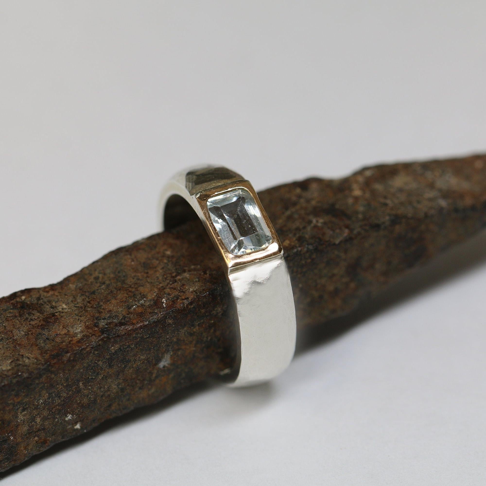 March Birthstone,Aquamarine Ring,Birthstone Rings for Women,Gifts for Women,Ladies Ring,Silver Band Ring,Fashion Ring,Fine Jewelry