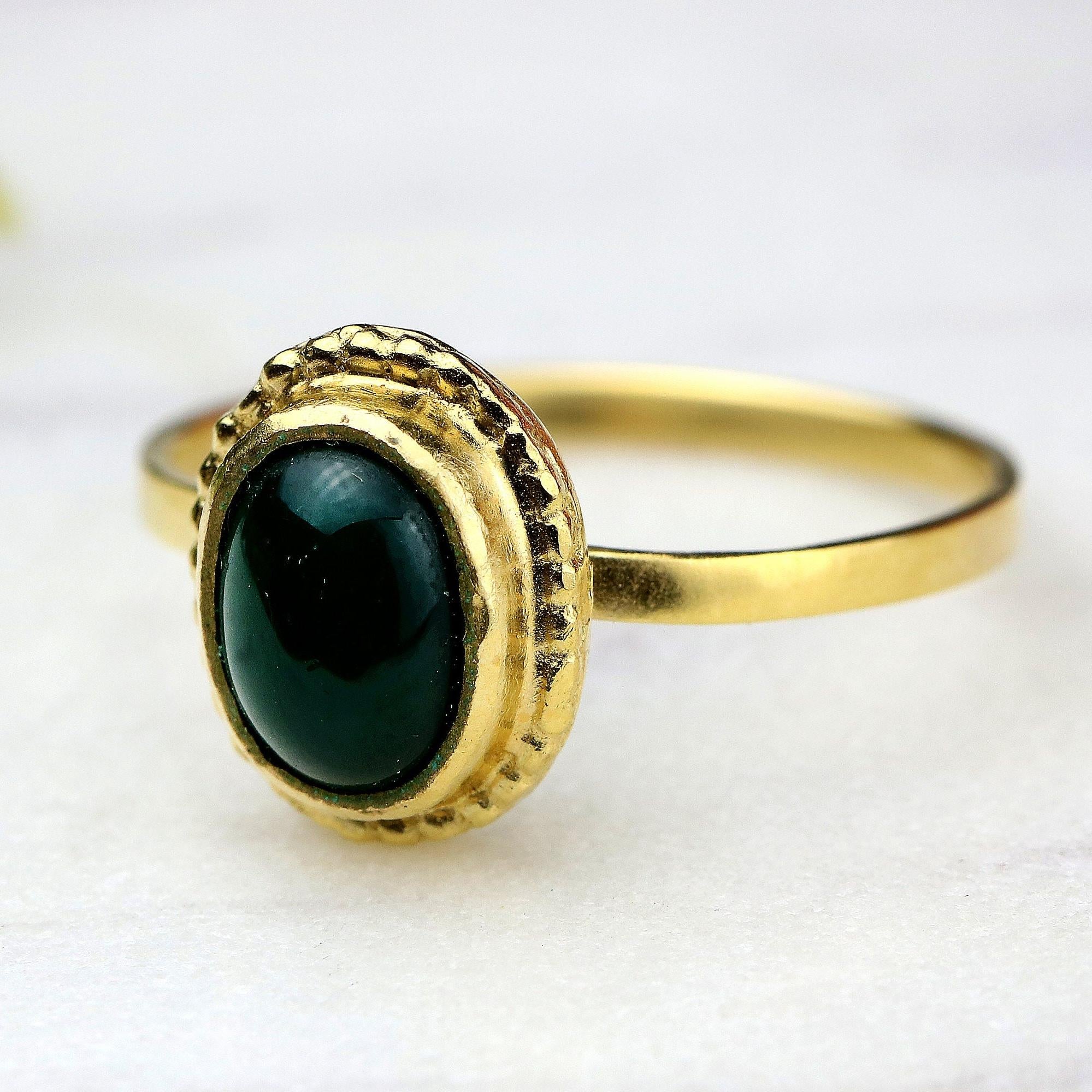 Stone Rings,Fashion Rings,Gemstone Ring,Onyx Rings for Women,Boho Ring,Vintage Rings ,Teen Jewelry,Gifts for Her,Gem Rings,Oval Ring