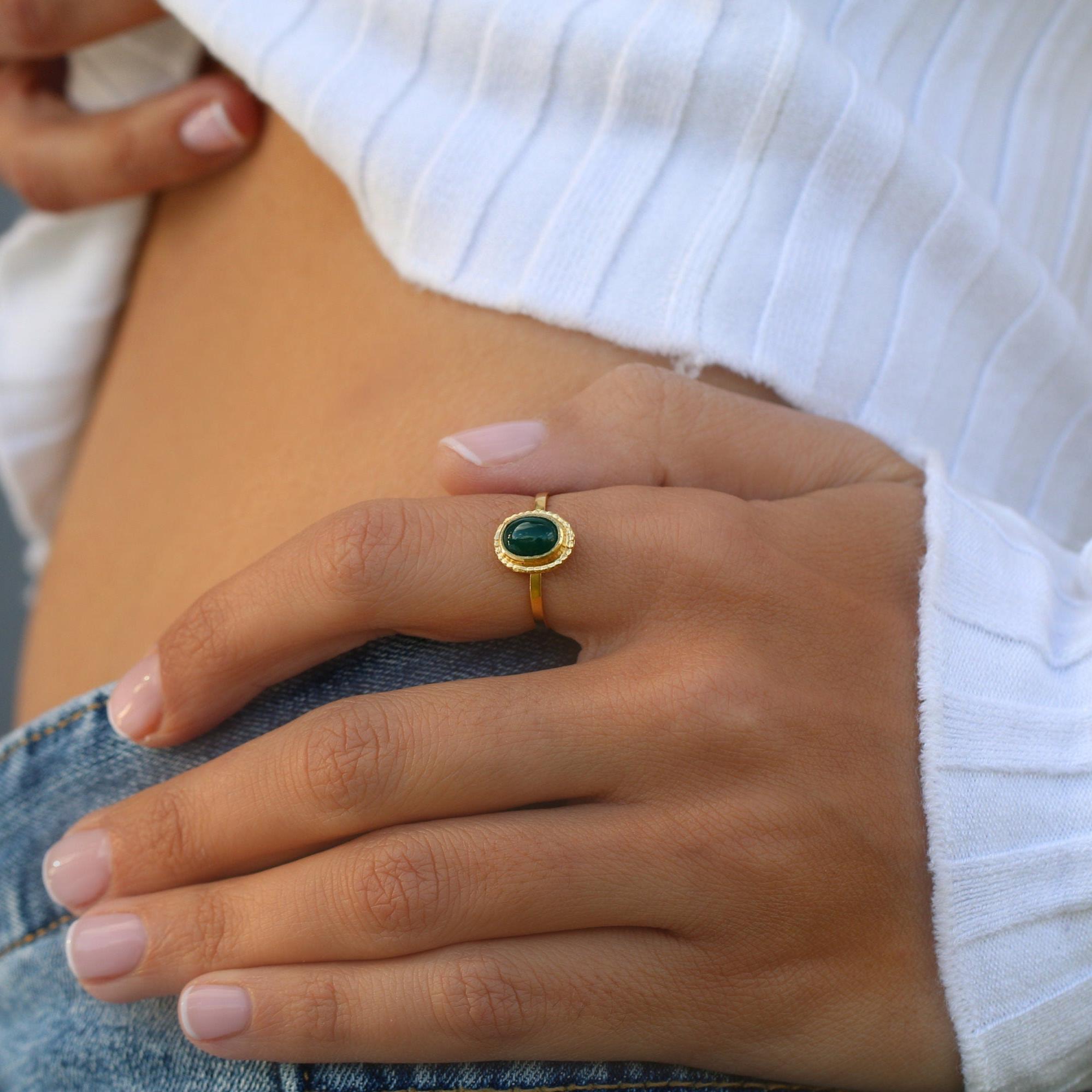 Stone Rings,Fashion Rings,Gemstone Ring,Onyx Rings for Women,Boho Ring,Vintage Rings ,Teen Jewelry,Gifts for Her,Gem Rings,Oval Ring
