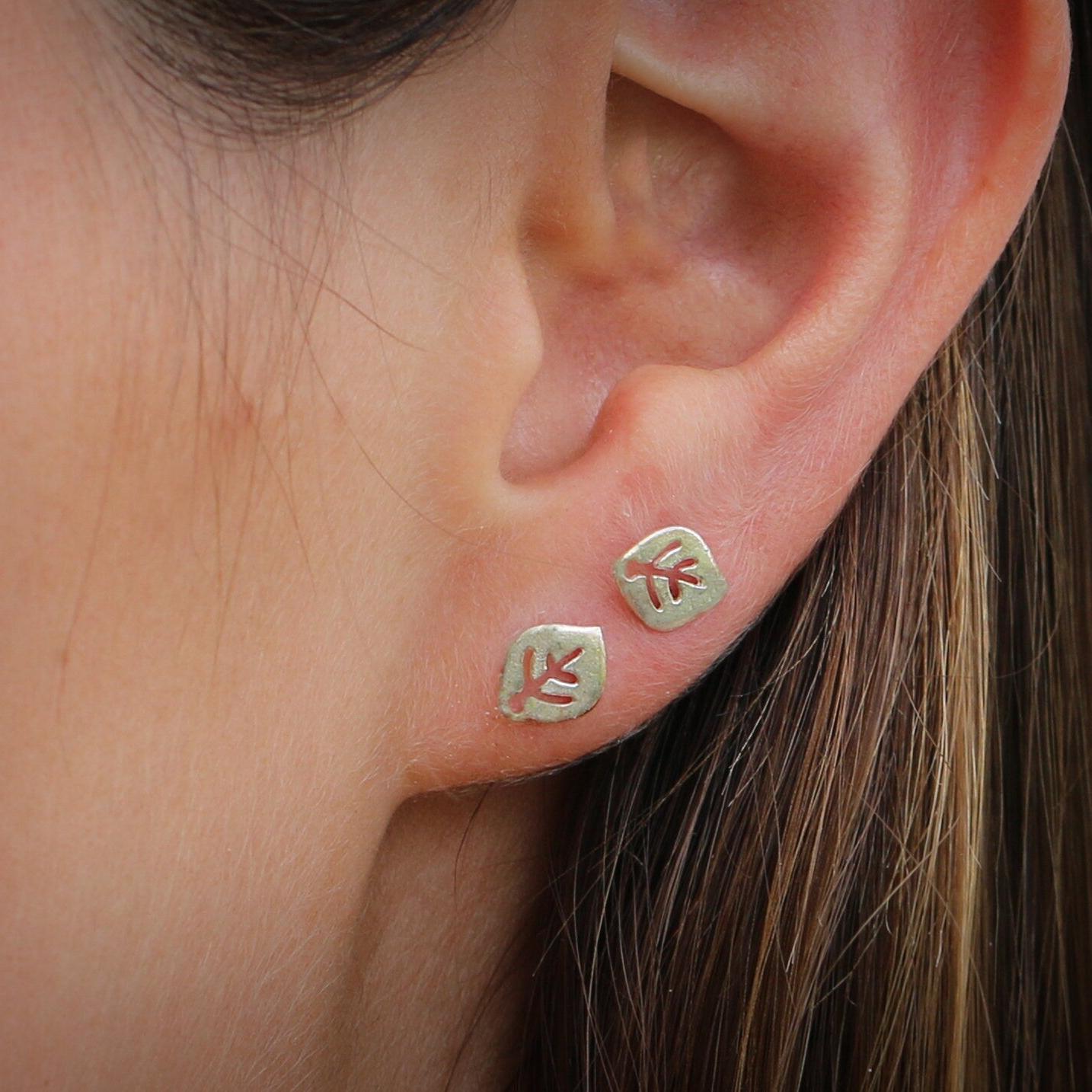 Boho Stud Earrings,Bohemian Earrings,Circle Earrings,Womens Fashion Earrings,Earrings Sterling Silver,Geometric Earrings,Everyday Earrings