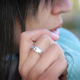 March Birthstone,Aquamarine Ring,Birthstone Rings for Women,Gifts for Women,Ladies Ring,Silver Band Ring,Fashion Ring,Fine Jewelry