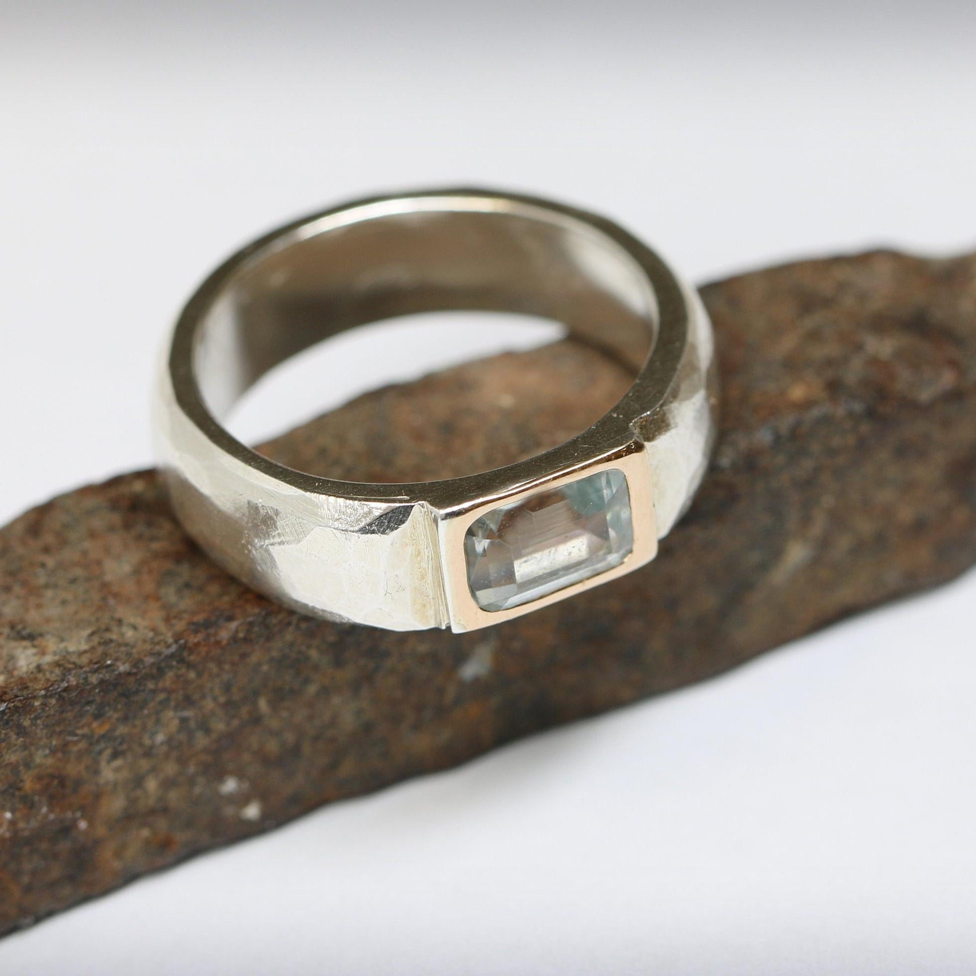 March Birthstone,Aquamarine Ring,Birthstone Rings for Women,Gifts for Women,Ladies Ring,Silver Band Ring,Fashion Ring,Fine Jewelry