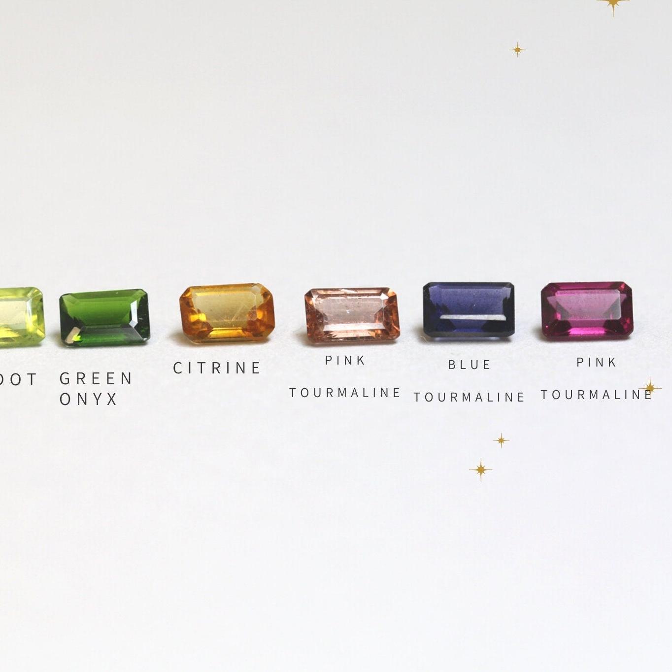 Silver Tourmaline Ring • Rectangle Pink Tourmaline Ring • Silver Band Ring • Custom Birthstone Ring • Gift Jewelry • Handmade Rings • Gifts