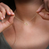 Citrine Necklace,Birthstone Necklace,Dainty Necklaces for Women,Cute Necklace,Jewelry for Teen Girls,Gifts for Her,Gold Pendant Necklace