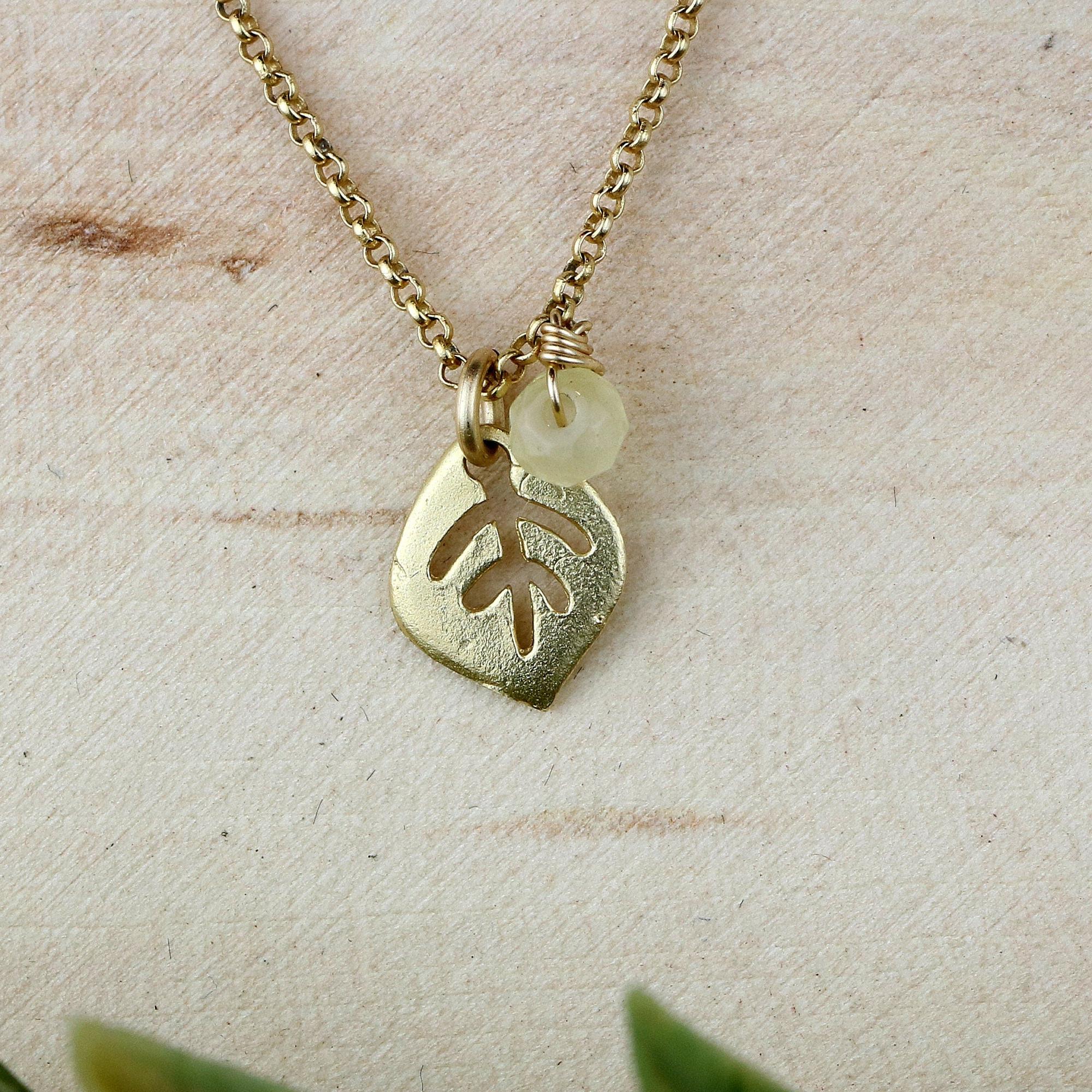 Citrine Necklace,Birthstone Necklace,Dainty Necklaces for Women,Cute Necklace,Jewelry for Teen Girls,Gifts for Her,Gold Pendant Necklace