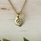 Citrine Necklace,Birthstone Necklace,Dainty Necklaces for Women,Cute Necklace,Jewelry for Teen Girls,Gifts for Her,Gold Pendant Necklace