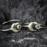 Cute Rings,Dainty Rings for Women,Open Ring,Moon Ring Sterling Silver,Stacking Rings,Custom Rings,Boho Rings,Handmade Rings ,Christmas Gift