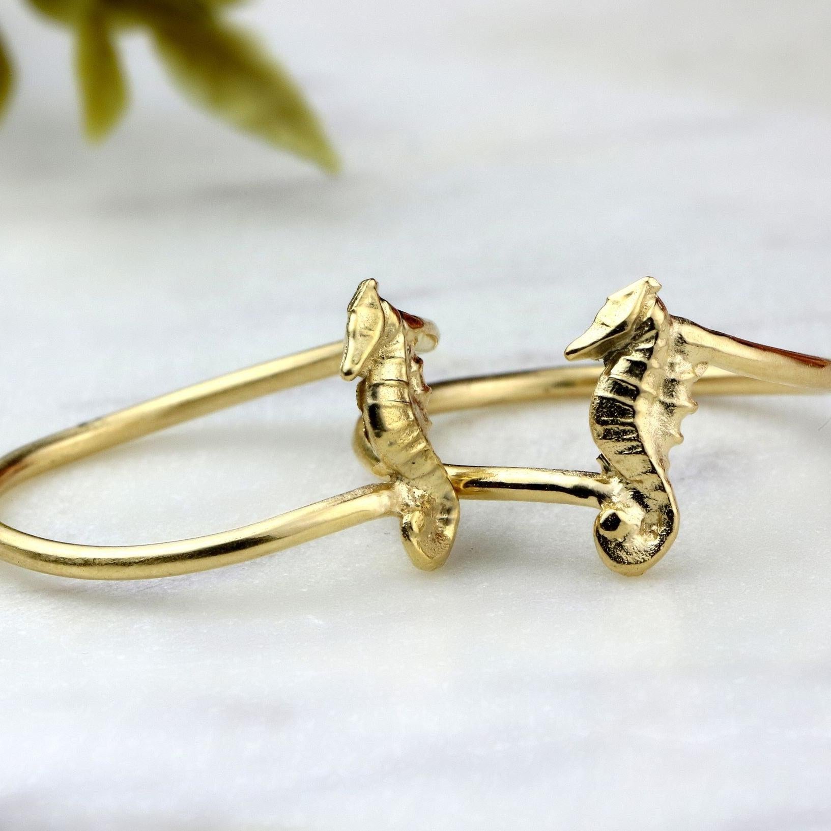 Stackable Rings for Women,Handmade Ring,Everyday Rings,Dainty Jewelry,Cute Rings,Gifts for Her,Seahorse Jewelry,Teen Jewelry ,Christmas Gift