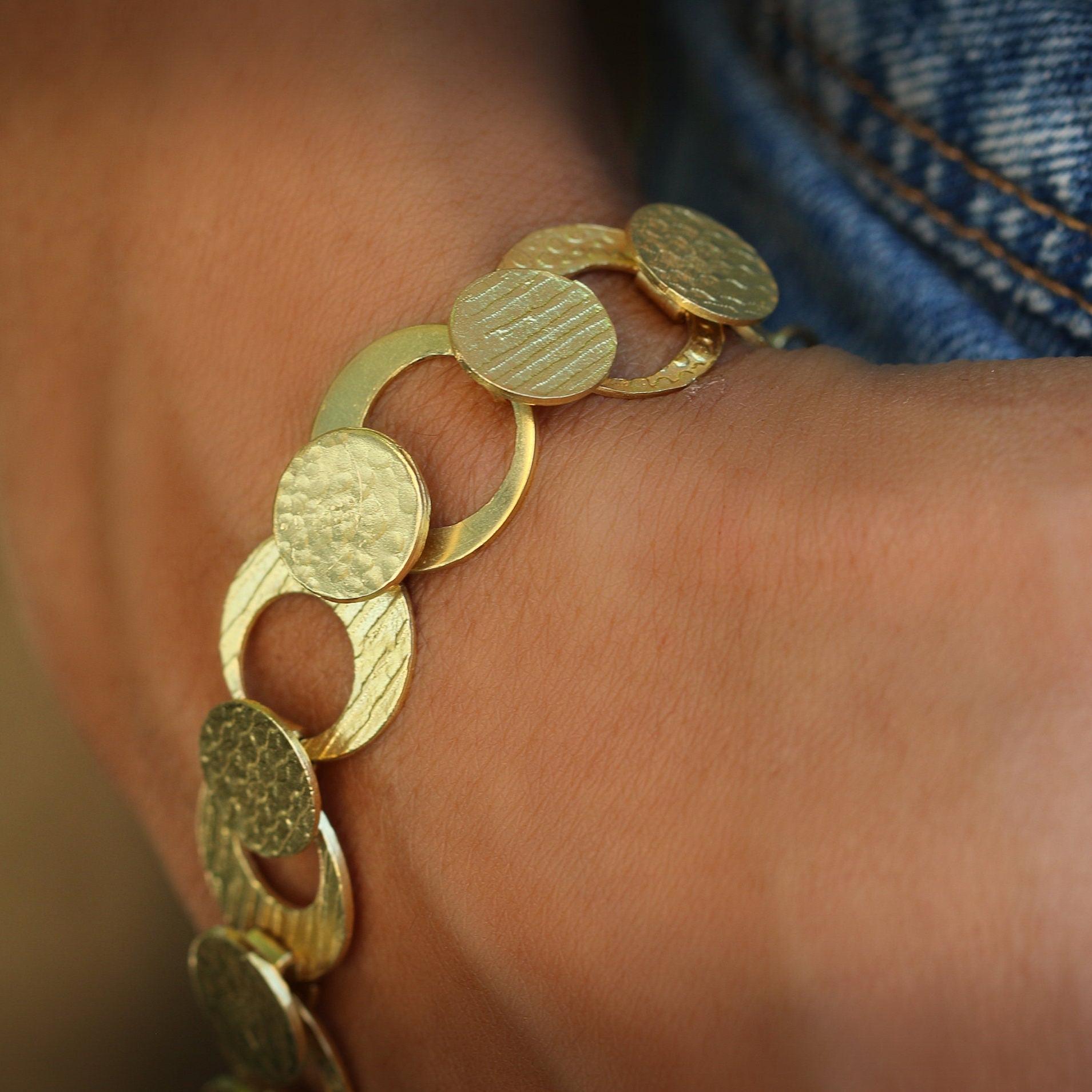 Handmade Bracelets,Gold Bracelets for Women,Everyday Bracelets,Unique Bracelet,Custom Bracelet,Yellow Gold Bracelet,Jewelry Bracelet