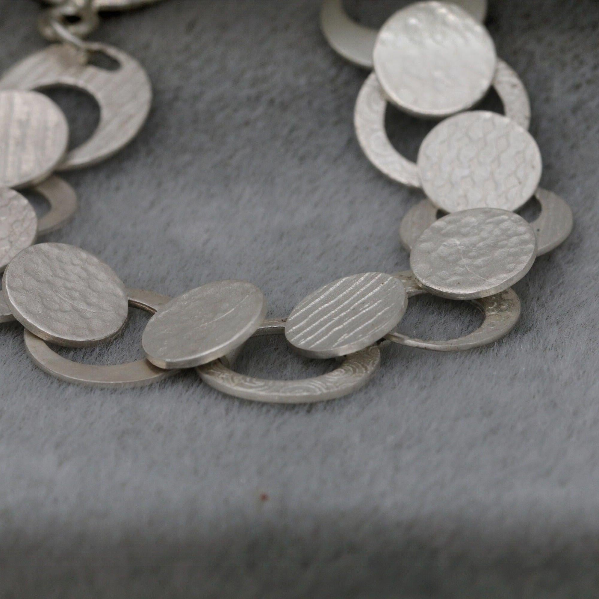 Silver Bracelets,Chunky Bracelet,Womens Bracelet,Unique Bracelets,Everyday Bracelet,Link Bracelet,Fashion Jewelry,Womens Jewelry