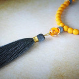 Tassel Necklaces for Women,Long Necklace,Yellow Necklace,Boho Necklaces for Women,Statement Necklace,Beaded Necklace,Boho Jewelry