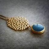 Gem Necklace for Women, Boho Necklace, Pendant Necklace for Women,Custom Necklace,Long Gold Necklace,Jade Necklace ,Christmas Gift