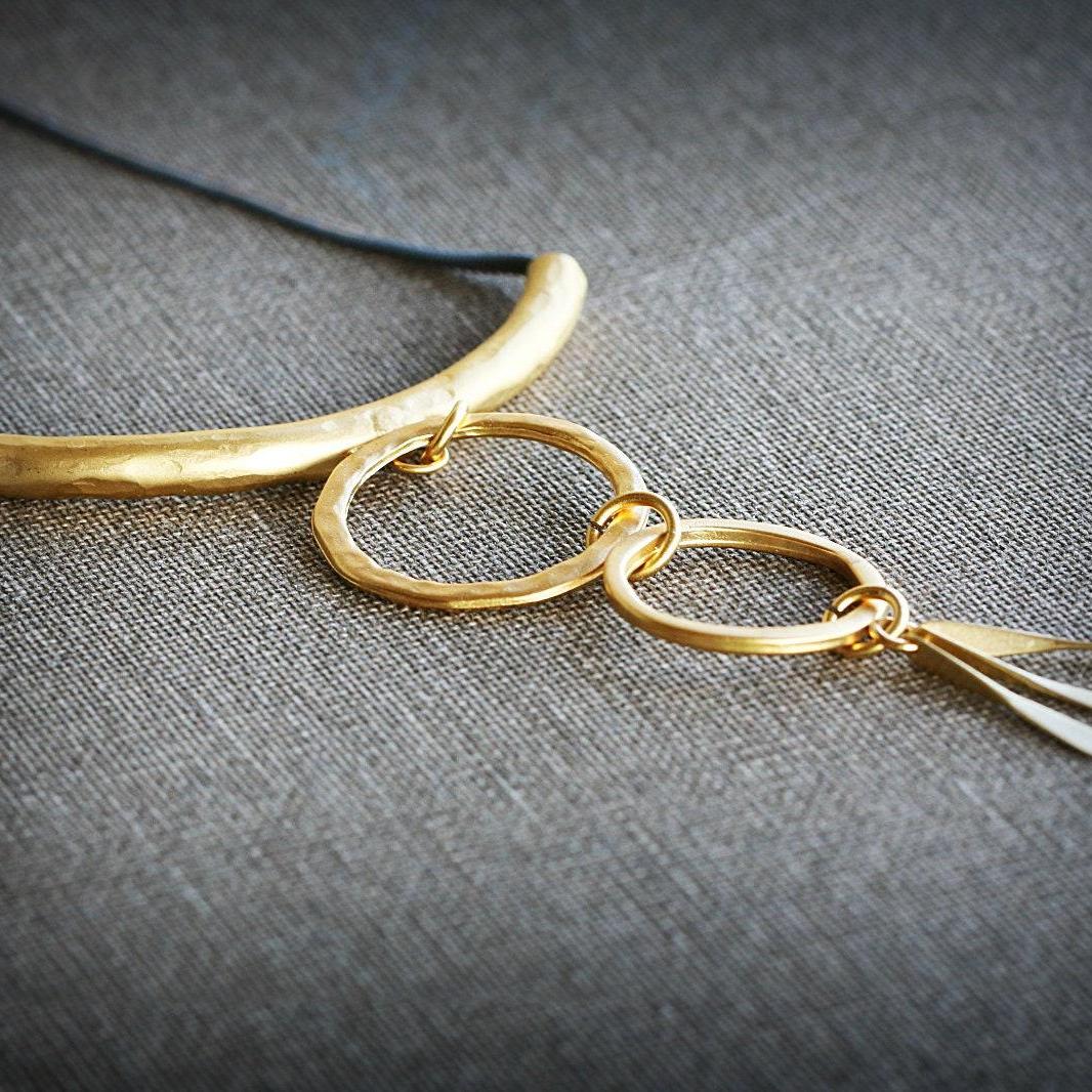 Long Necklace • Pendant Necklace for Women • Gold Pendant Necklace • Boho Necklace • Bohemian Jewelry for Women • Fine Necklace Gift For Her