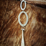 Long Silver Necklace,Silver Pendant Necklace,Pendant Necklace for Women,Silver Jewelry for Women,Women Jewelry,Long Pendant Necklace