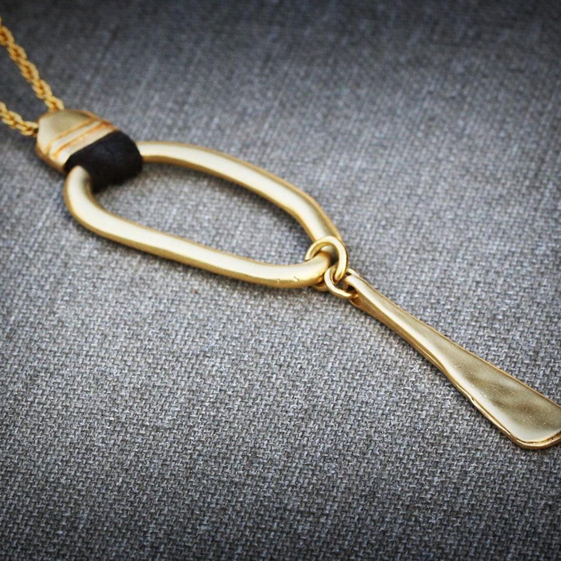 Long Pendant Necklace,Gold Necklaces for Women,Gold Necklaces for Women,Gold Statement Necklace,Gold Plated Necklace,Pendant Necklace